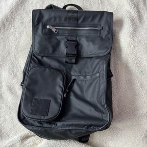 Black Women’s Nylon Backpack - Unbranded